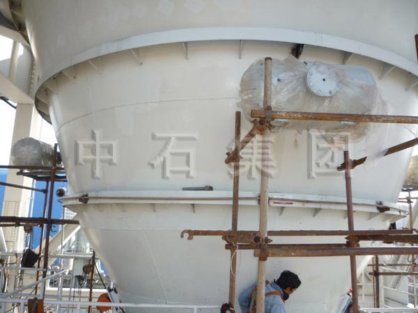 印度尼西亞空氣炮安裝現(xiàn)場(chǎng)